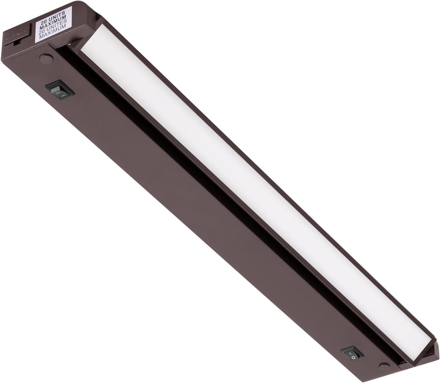 Inlight Swivel LED Under Cabinet Lighting,selectable12‘’/16‘’, 2700K/4000K, Plugged-In Only