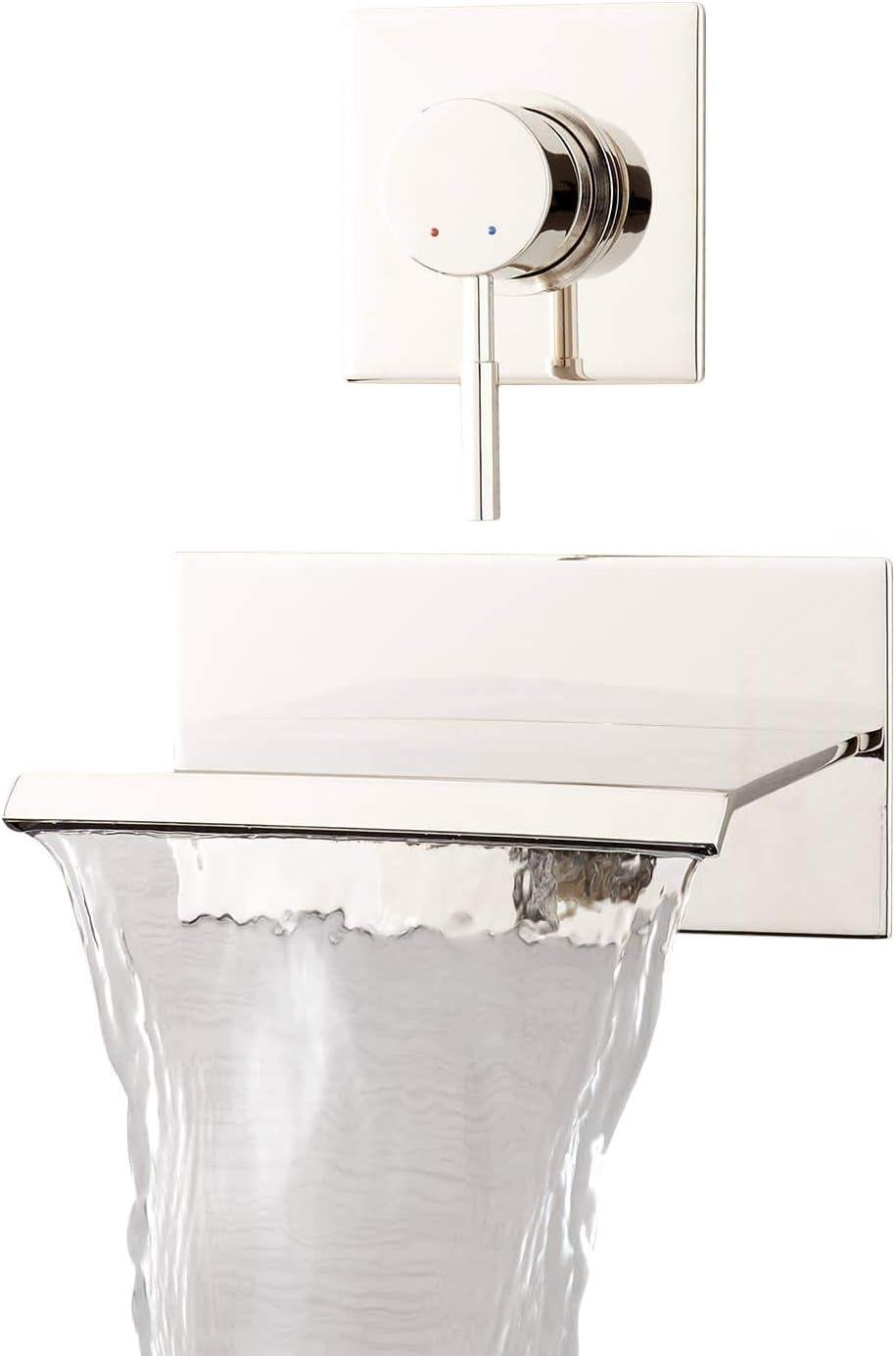 Lavelle Wall-Mount Waterfall Tub Faucet