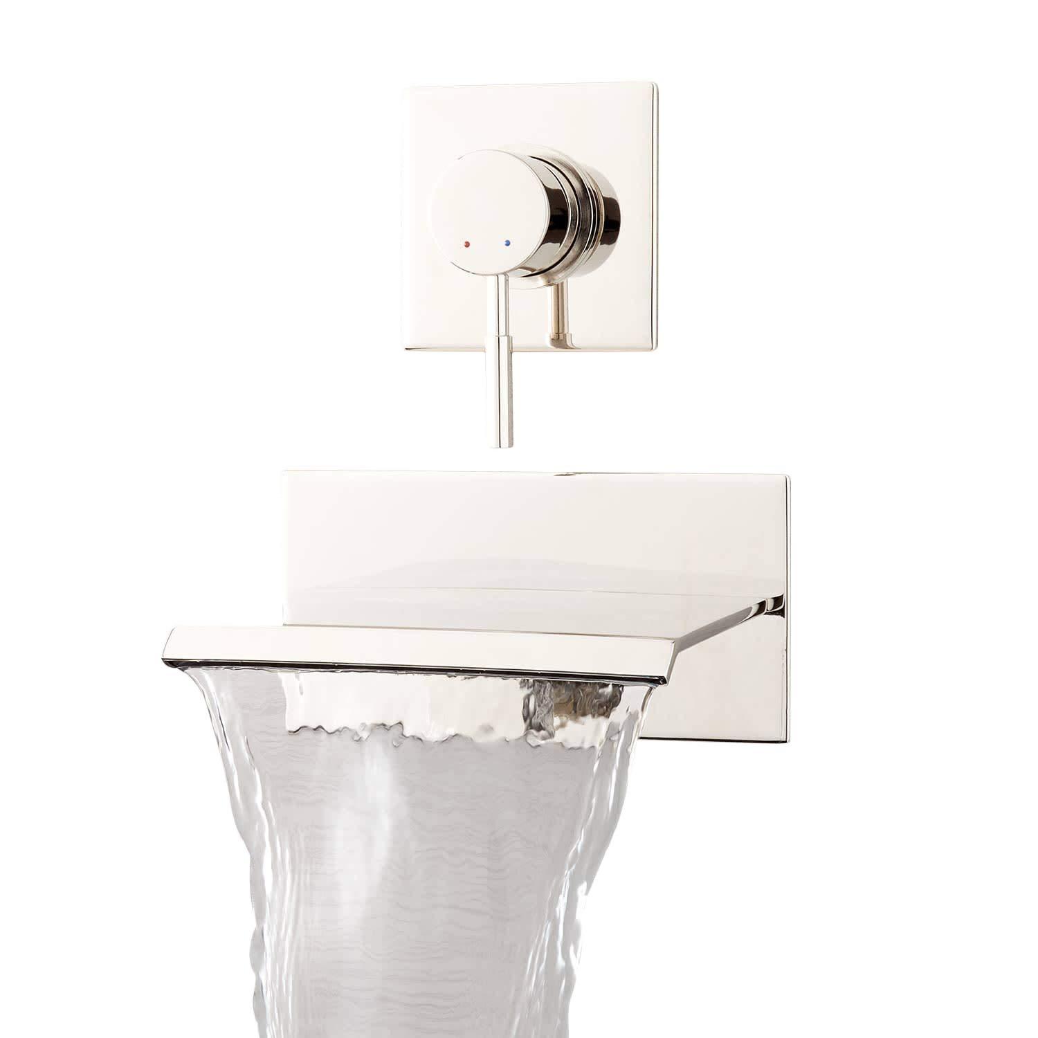 Lavelle Wall-Mount Waterfall Tub Faucet