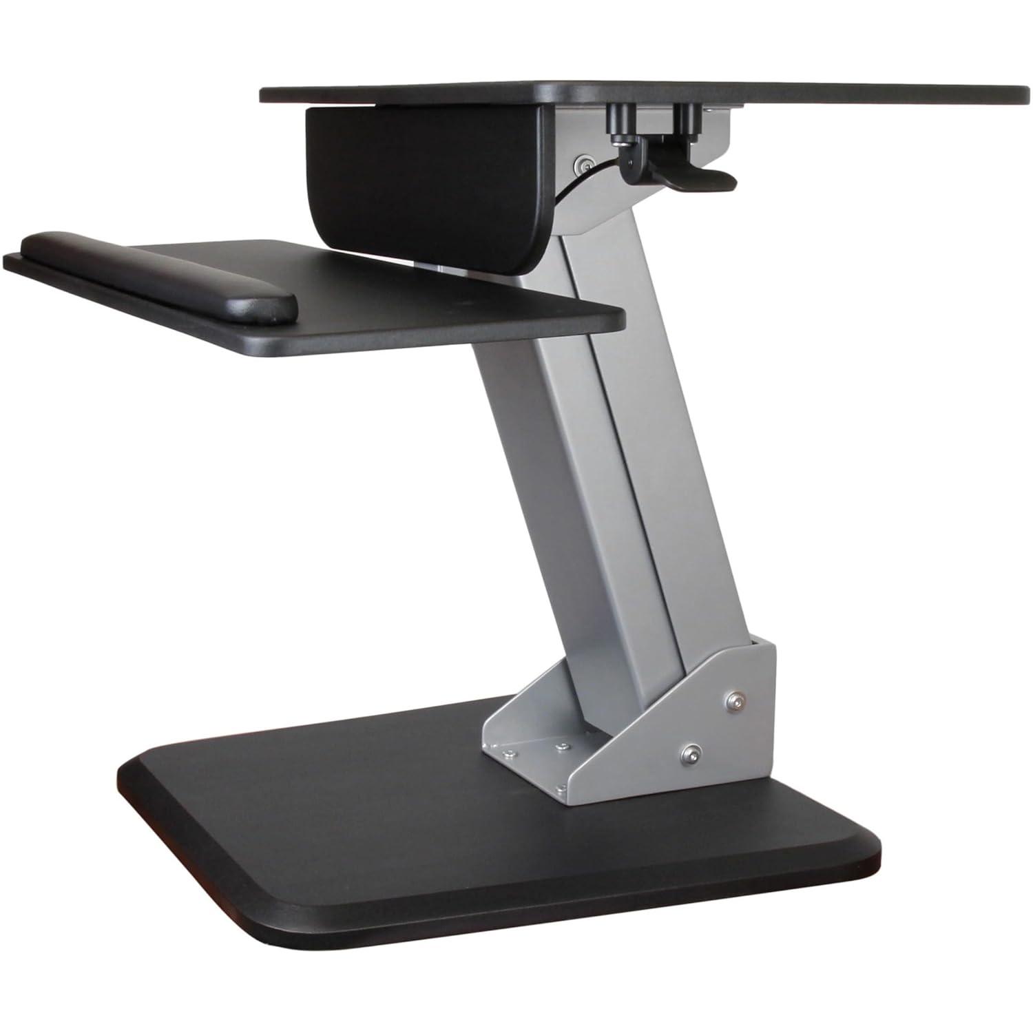 StarTech Sit-to-Stand Workstation w/Pneumatic Spring for One-Touch Adjustment