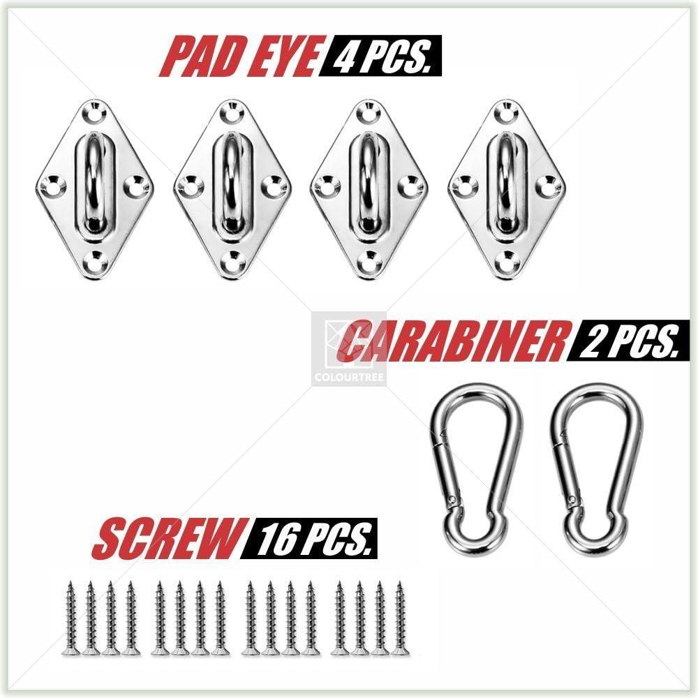 ColourTree Sun Shade Sail Rectangle & Square Hardware Kit (Hardware Kits Only) & Reviews | Wayfair