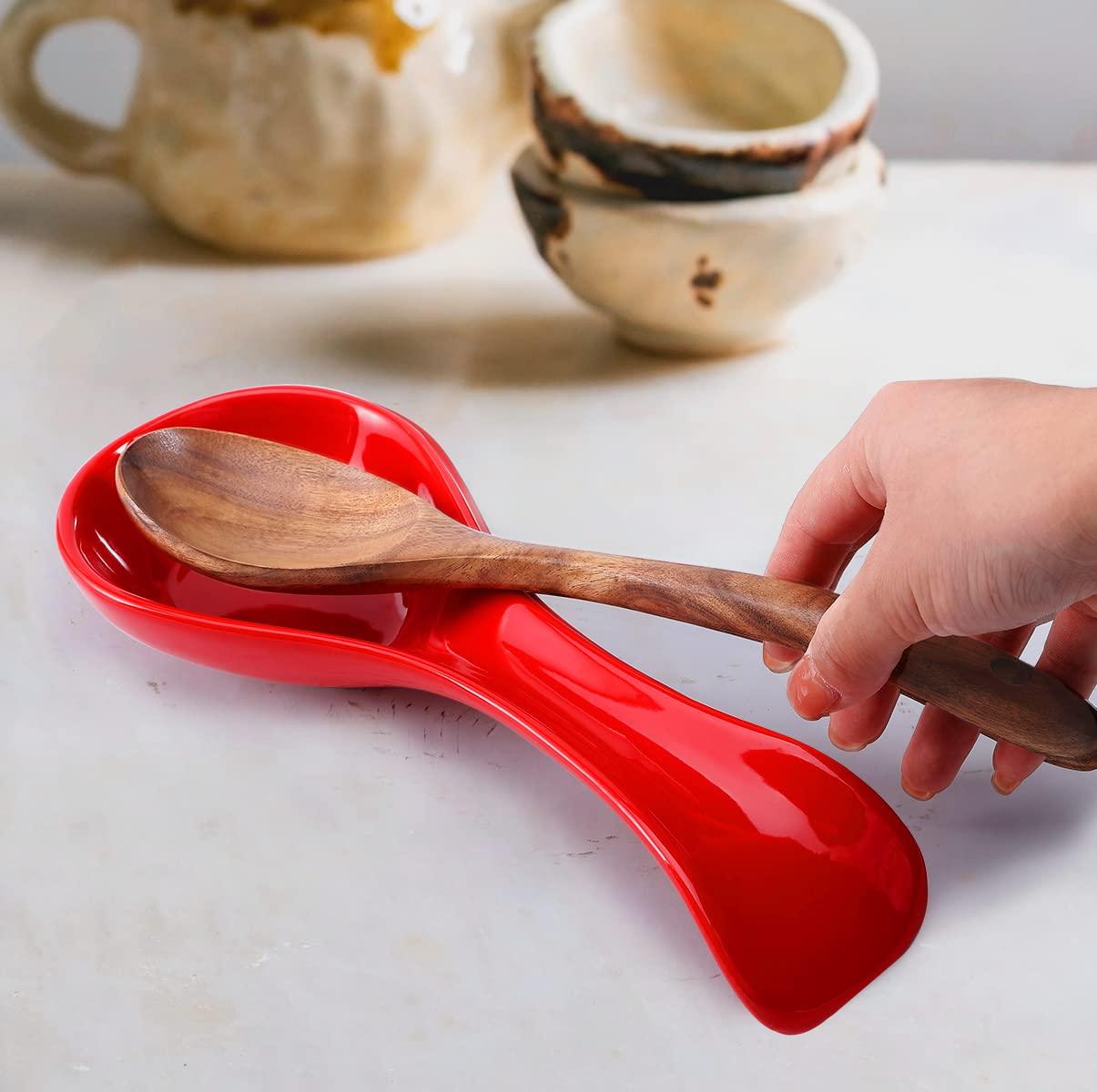 Red Barrel Studio® Newmont Ceramic / Porcelain Oval Spoon Rest