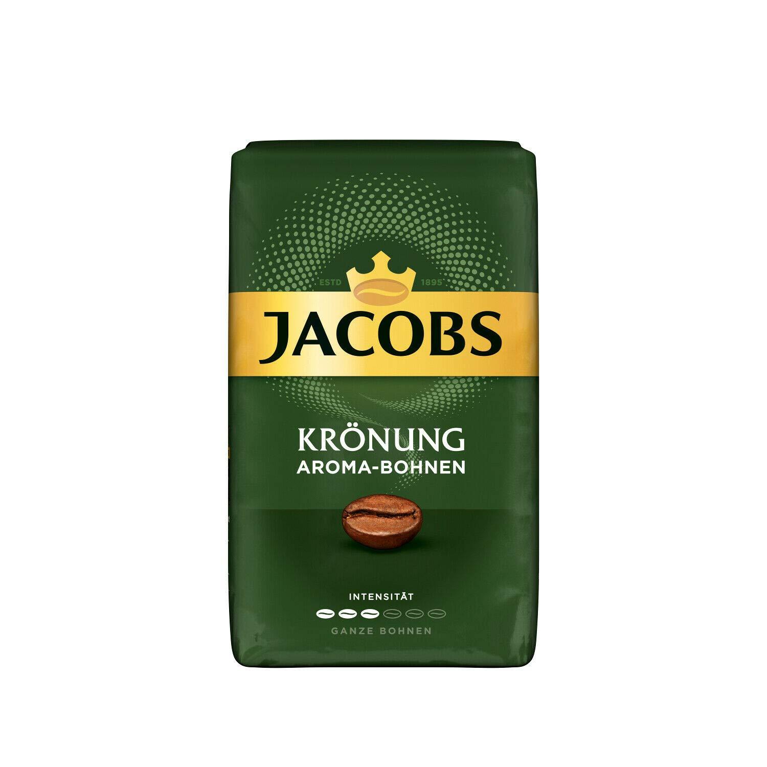 Jacobs Kronung Whole Bean Coffee 17.6oz / 500g