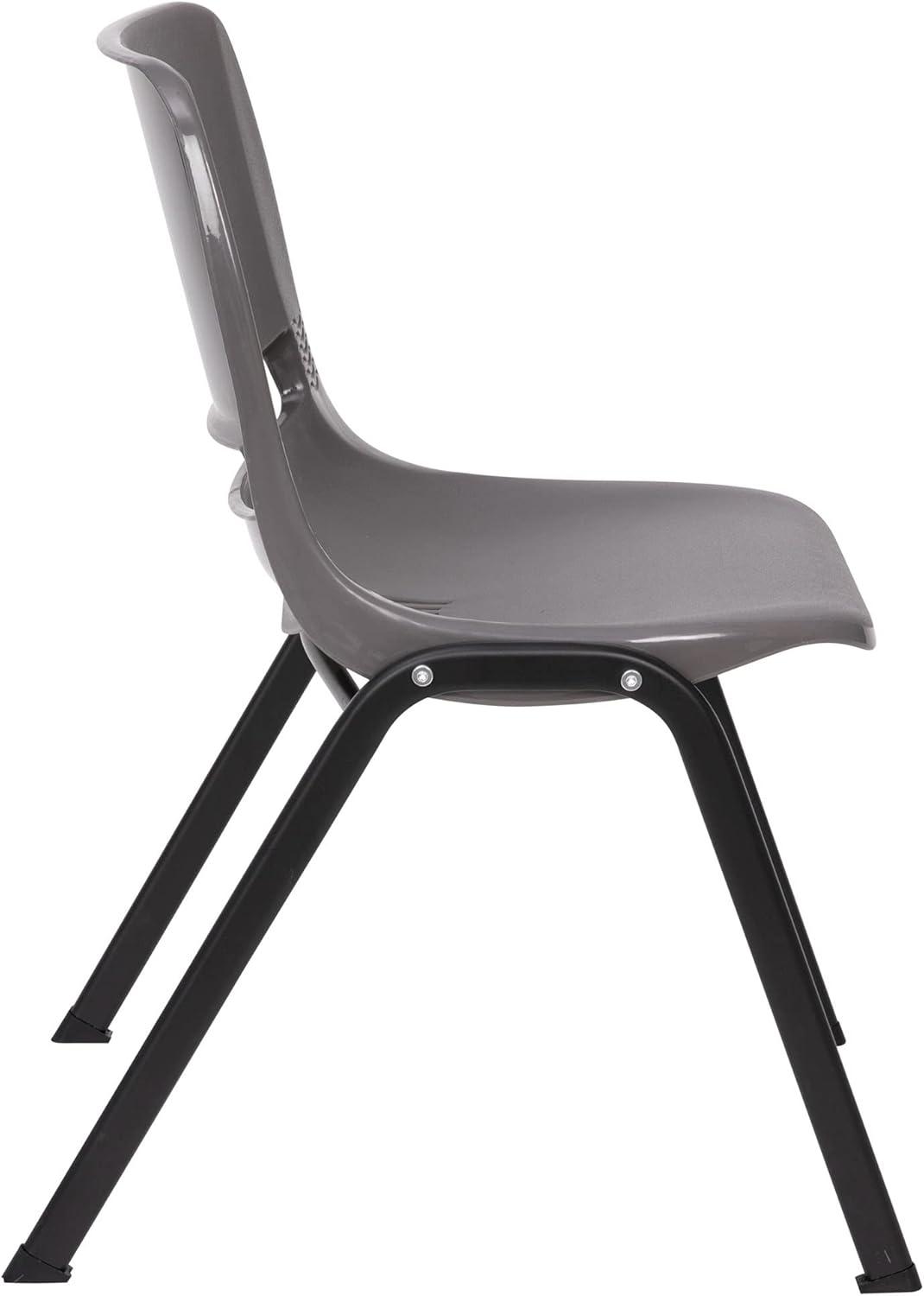 Flash Furniture HERCULES Series 661 lb. Capacity Ergonomic Shell Stack Chair with 16'' Seat Height