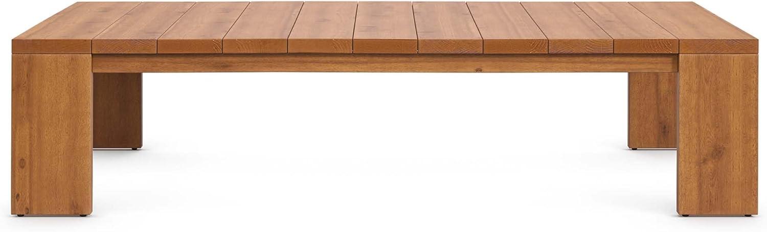 Tahoe Outdoor Patio Acacia Wood Coffee Table In Natural