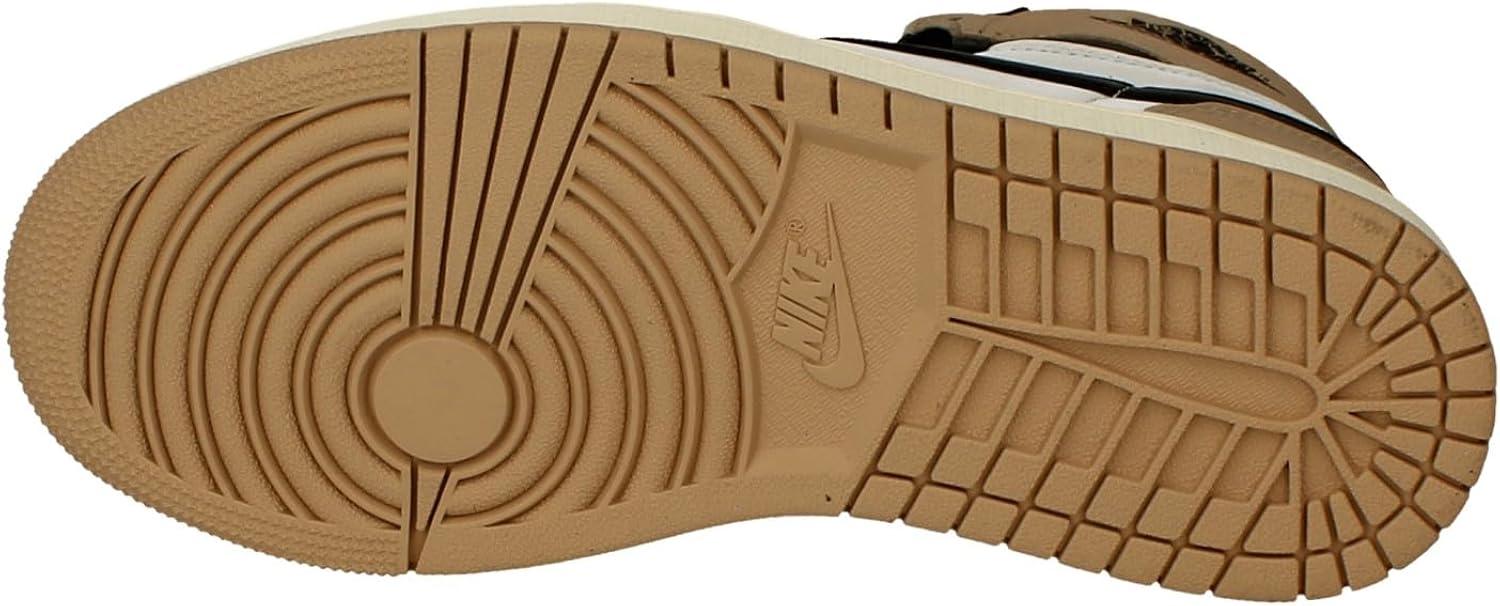 Women's Jordan 1 Retro HI OG Black/Legend MD Brown-White (FD2596 021) - 9.5