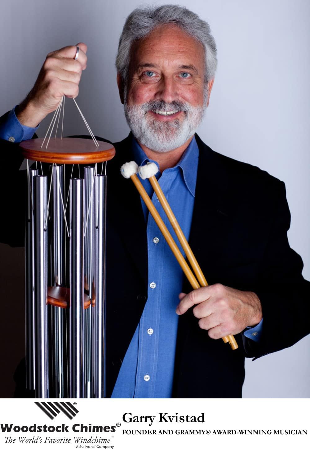 Woodstock Windchimes Reflections Memorial Chime, , Wind Chimes For Outside, Wind Chimes For Garden, Patio, and Outdoor Decor, 36"L