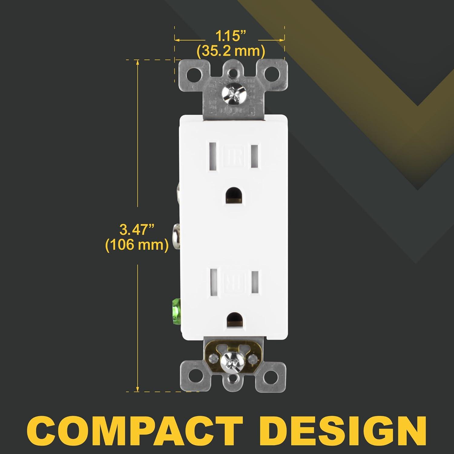 15 Tamper Resistant Decorator Outlet