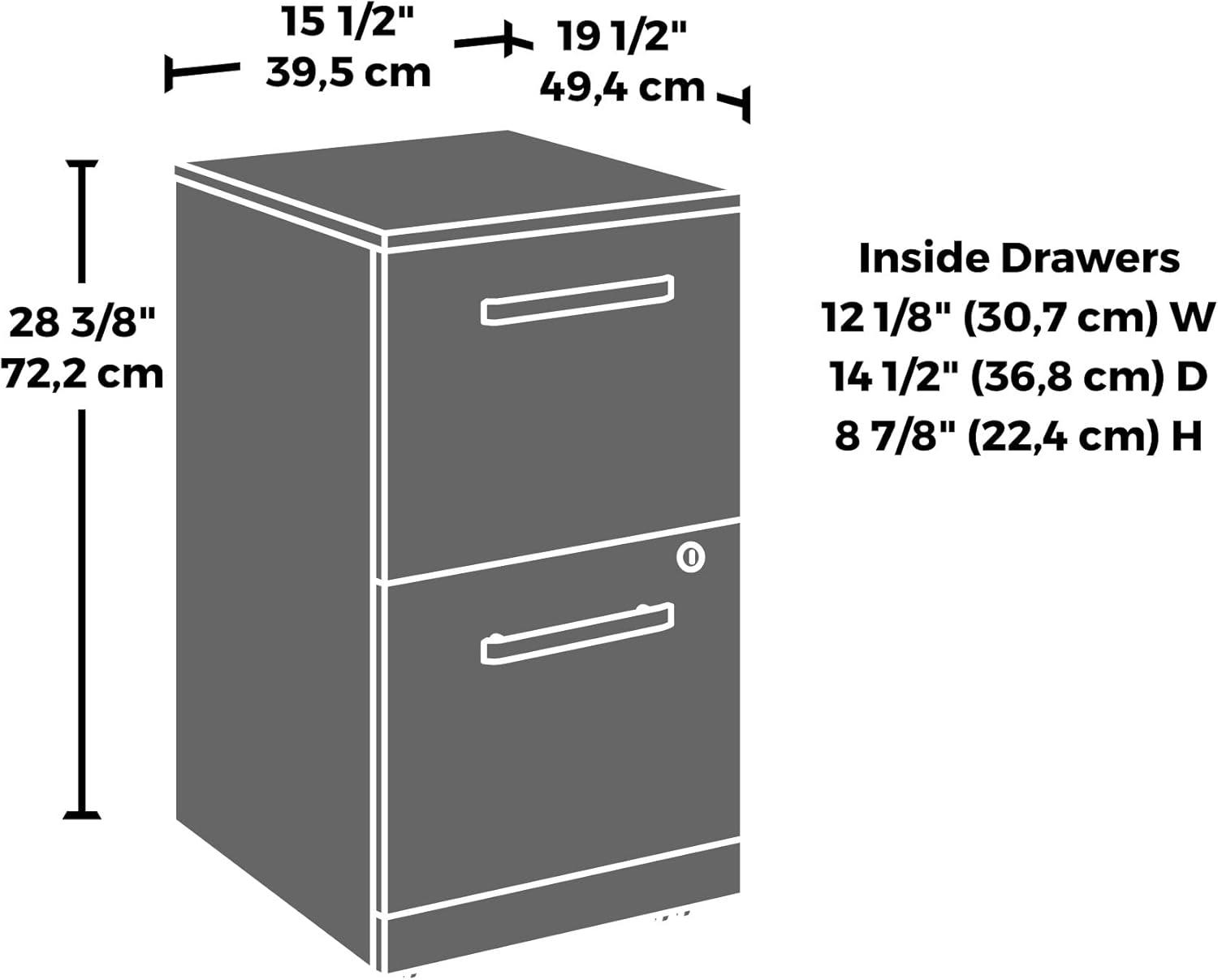 Affirm 2 Drawer Rolling File - Sauder