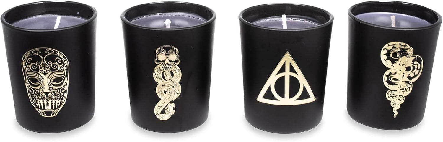 Ukonic Harry Potter Dark Arts Scented Soy Wax Candle Collection | Set of 4