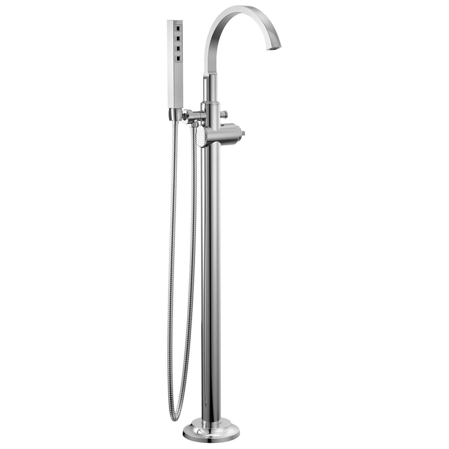 Trinsic Single Handle Floor Mounted Freestanding Tub Filler