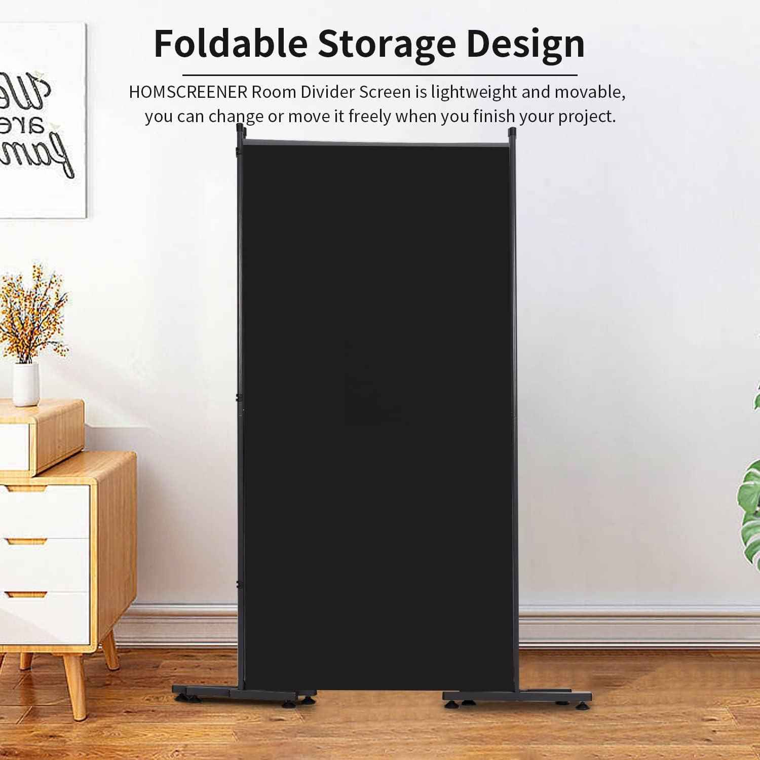 Ebern Designs Room Divider 6FT Folding Privacy Screens, 3 Panel Partition Room Dividers W/Freestanding Design, Portable Wall Divider For Room Separtation, Fabric Room Divider Panel Sceen For Home Office Bedroom