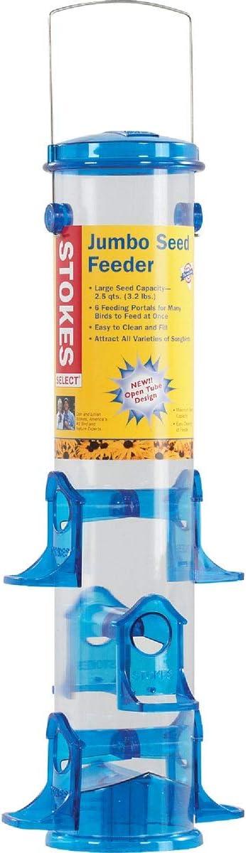 Stokes Select Jumbo Seed Tube Bird Feeder (Pack of 1)