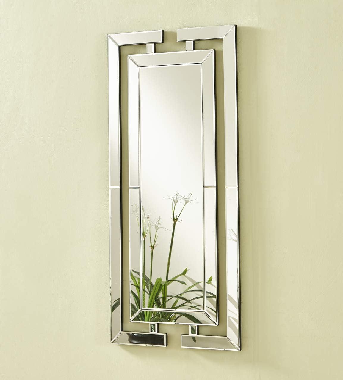 Sparkle 47" x 21" Clear Beveled Edge Glam Mirror