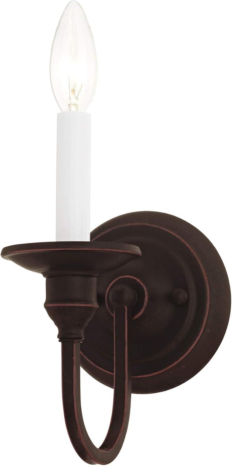 Livex Lighting - Cranford - 1 Light Wall Sconce in Farmhouse Style - 5 Inches