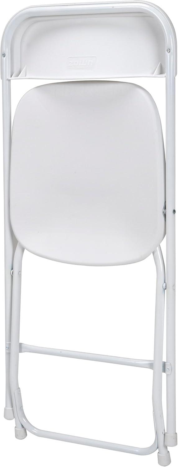 ZOWN Premium Commercial Plastic Stacking, Indoor/Outdoor Folding Chair