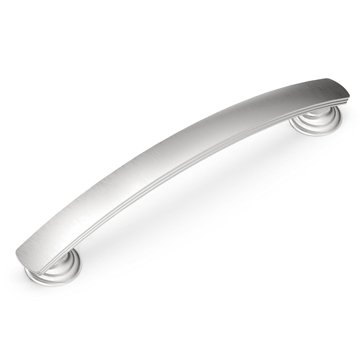 Hickory Hardware American Diner Kitchen Cabinet Handles, Solid Core Drawer Pulls for Cabinet Doors, 5-1/16" (128mm) (Set of 10)