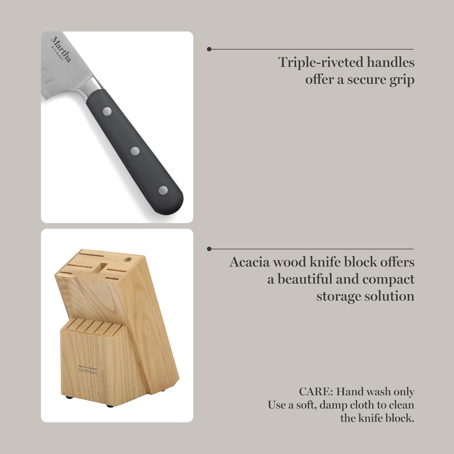 Martha Stewart 14 Piece Knife Block Set
