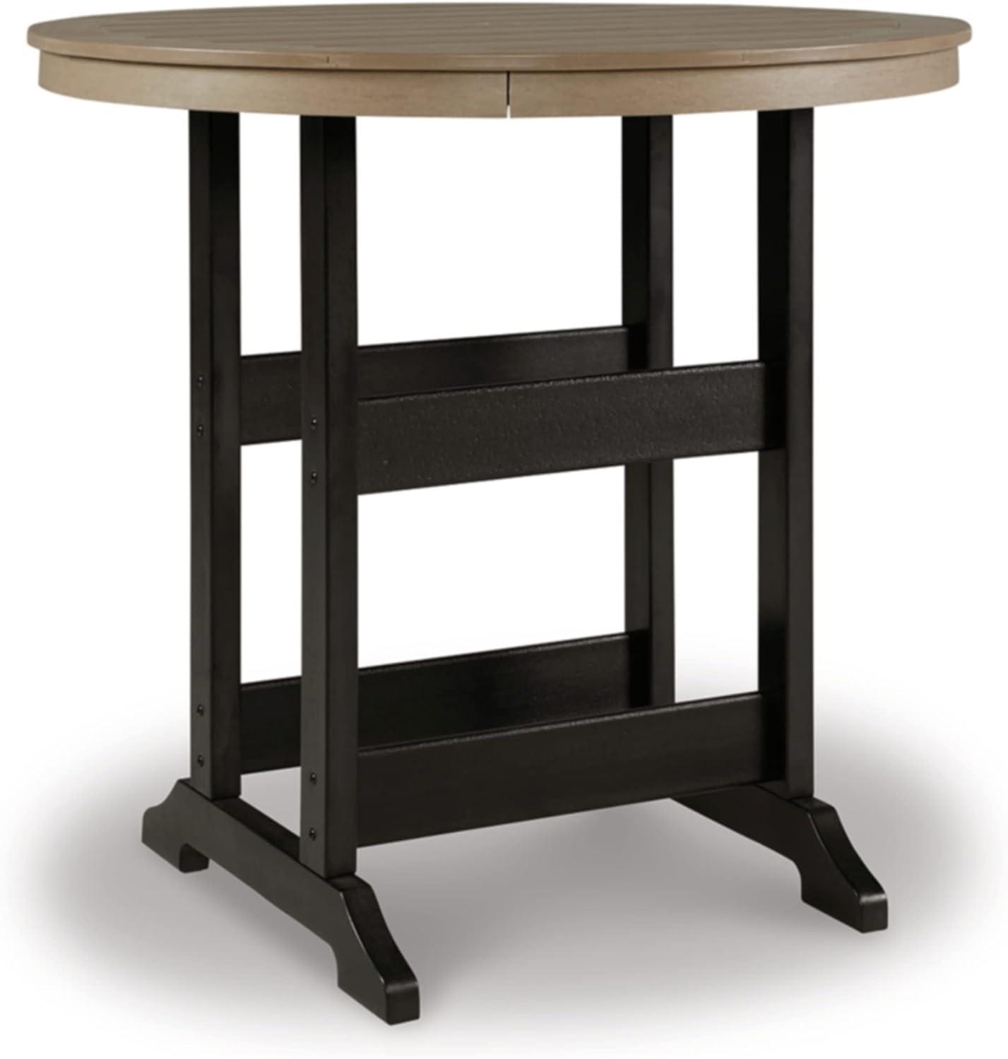 Signature Design by Ashley P211-613 Fairen Trail Bar Table, Black & Brown