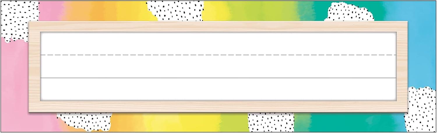 Carson Dellosa Creatively Inspired Name Plates (36 desk nameplates)