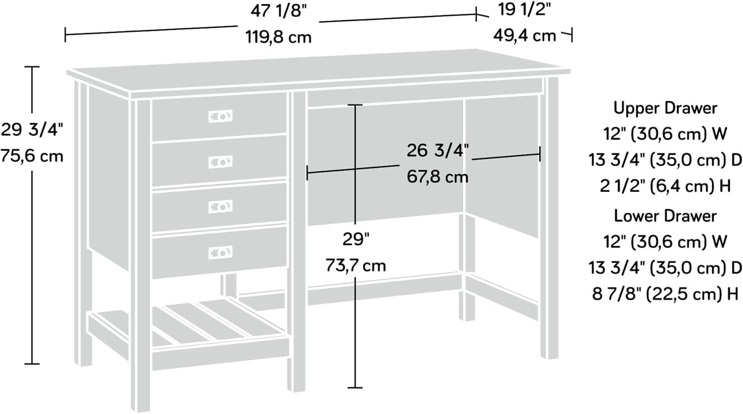 Cottage Road L-Shaped Writing Desk