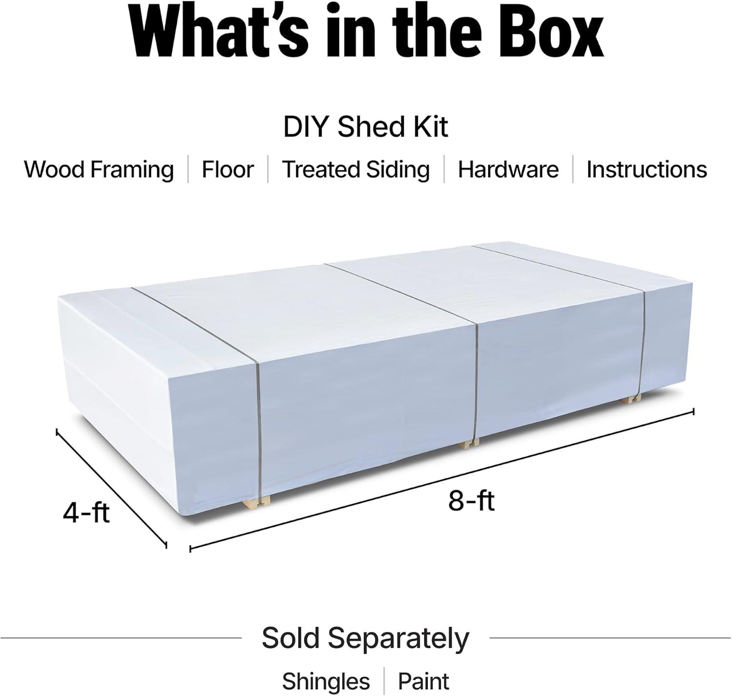 Handy Home Hudson Wood Storage Shed