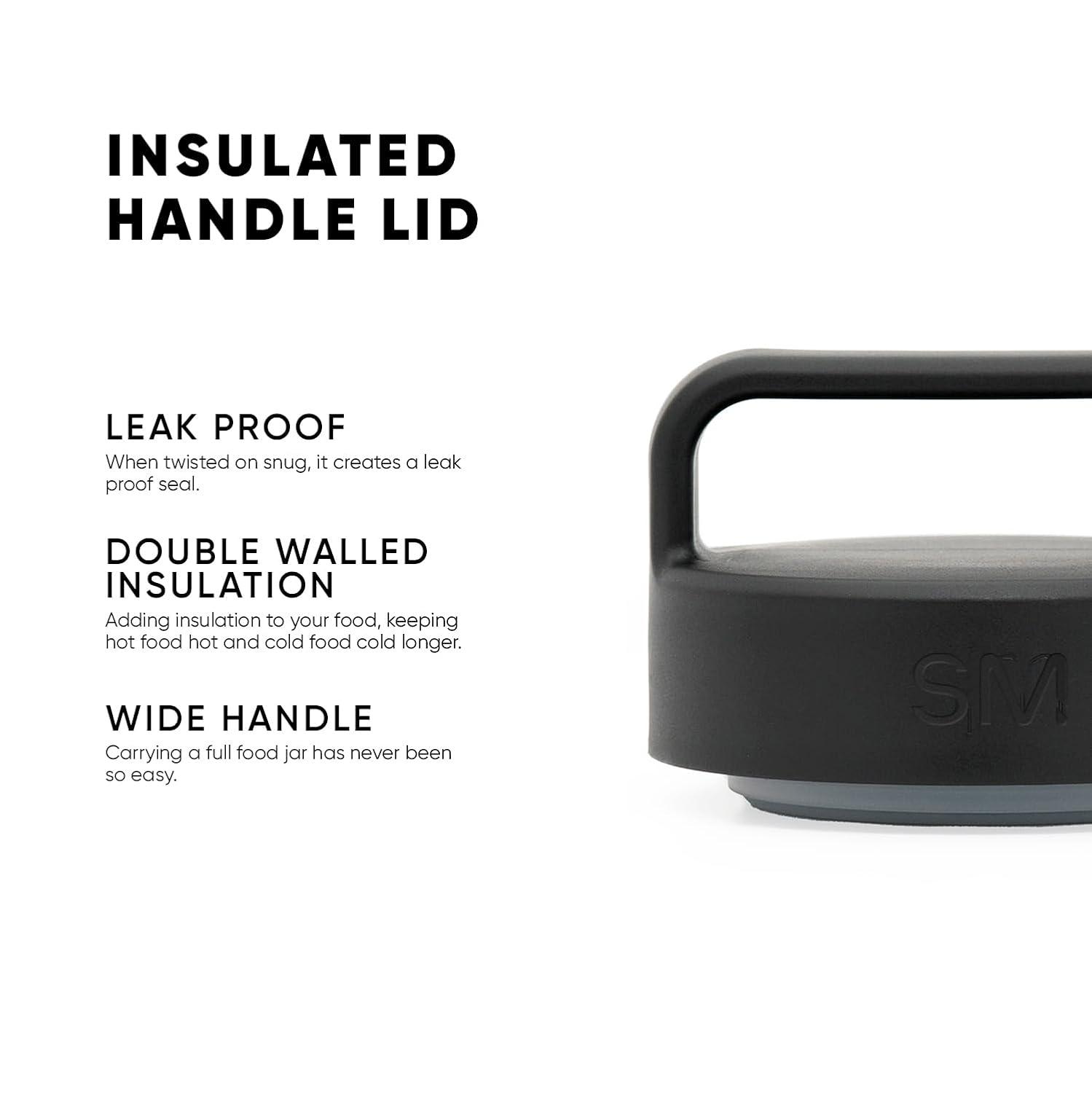 SIMPLE MODERN Food Jar w/ Handle Lid Double Wall Insulated 12 oz Ombre Sorbet