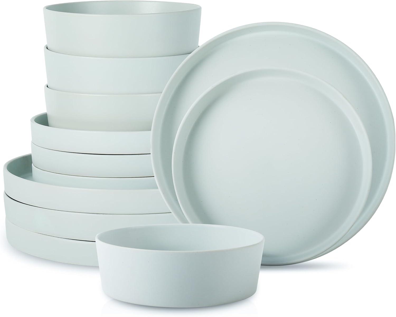 MODAN Stoneware Dinnerware - Set of 12