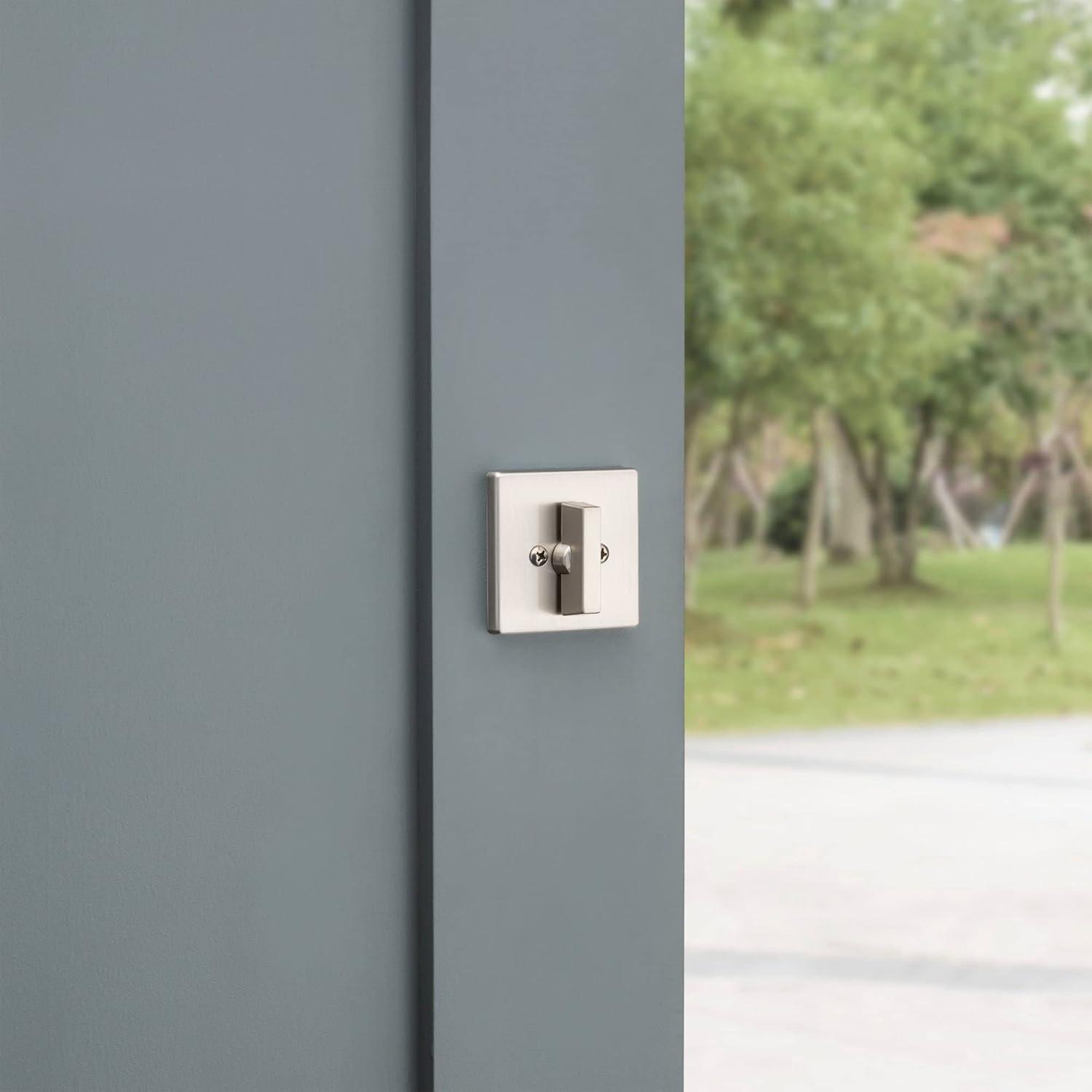 660 SQT 15 SMT RCAL RCS K3 Contemporary 1-Cyl Deadbolt - Satin Nickel