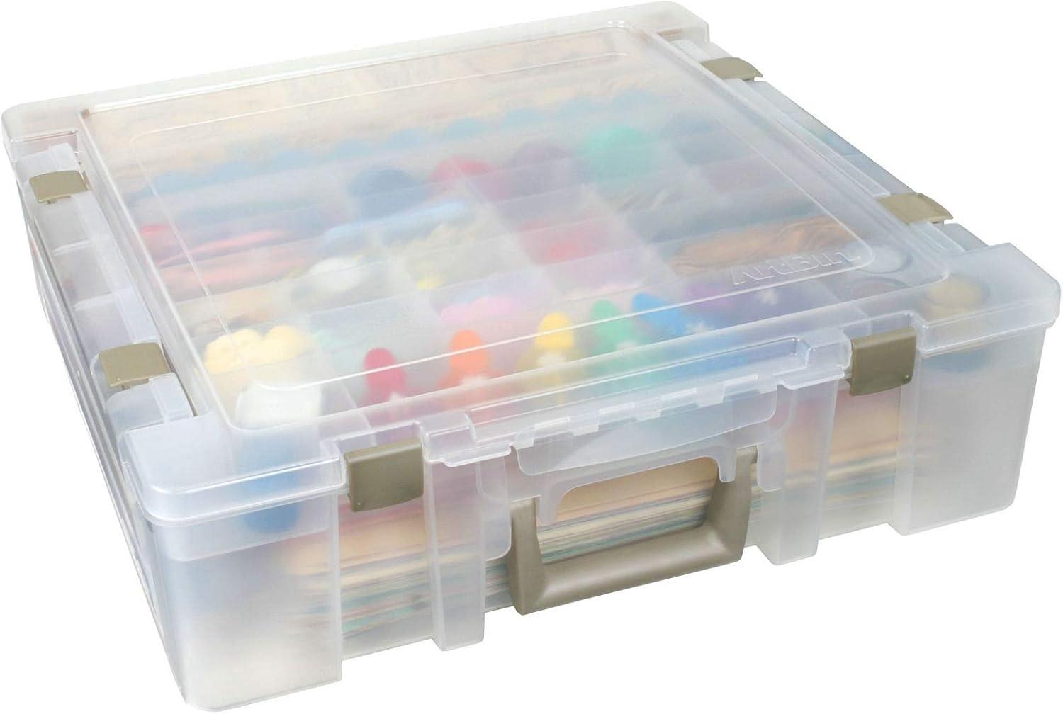 ArtBin Super Satchel Deluxe-17.25"X16.75"X5" Translucent