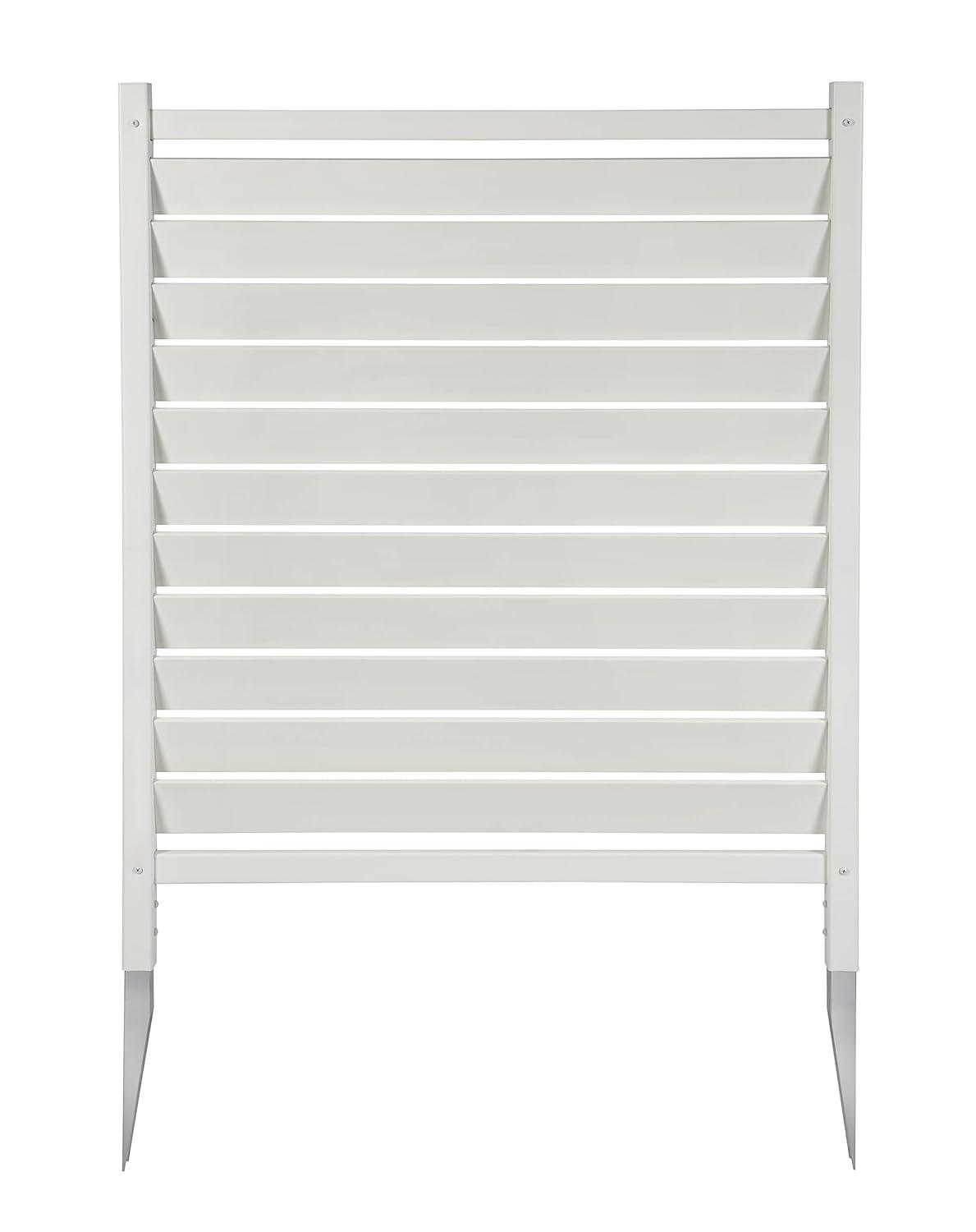 Enclo 44in H x 36in W (2 Panels) No Dig Enclo Waverly Vinyl Privacy Screen, Outdoor Privacy Screen Panels, Trash Can Enclosure, Air Conditioner & Pool Equipment Enclosure