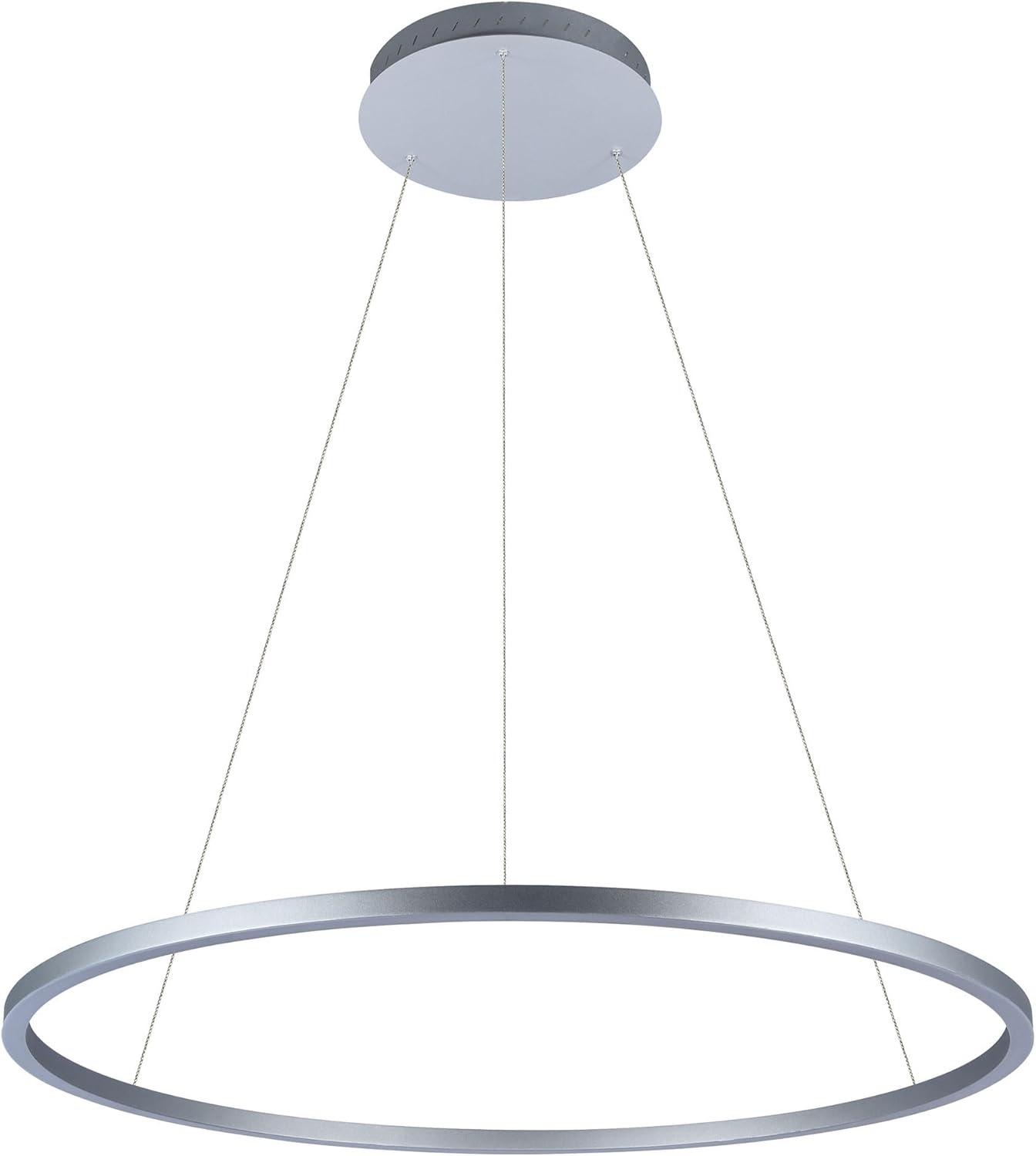 Tania Integrated LED Pendant ETL Certified Height Adjustable Circular Ring Chandelier