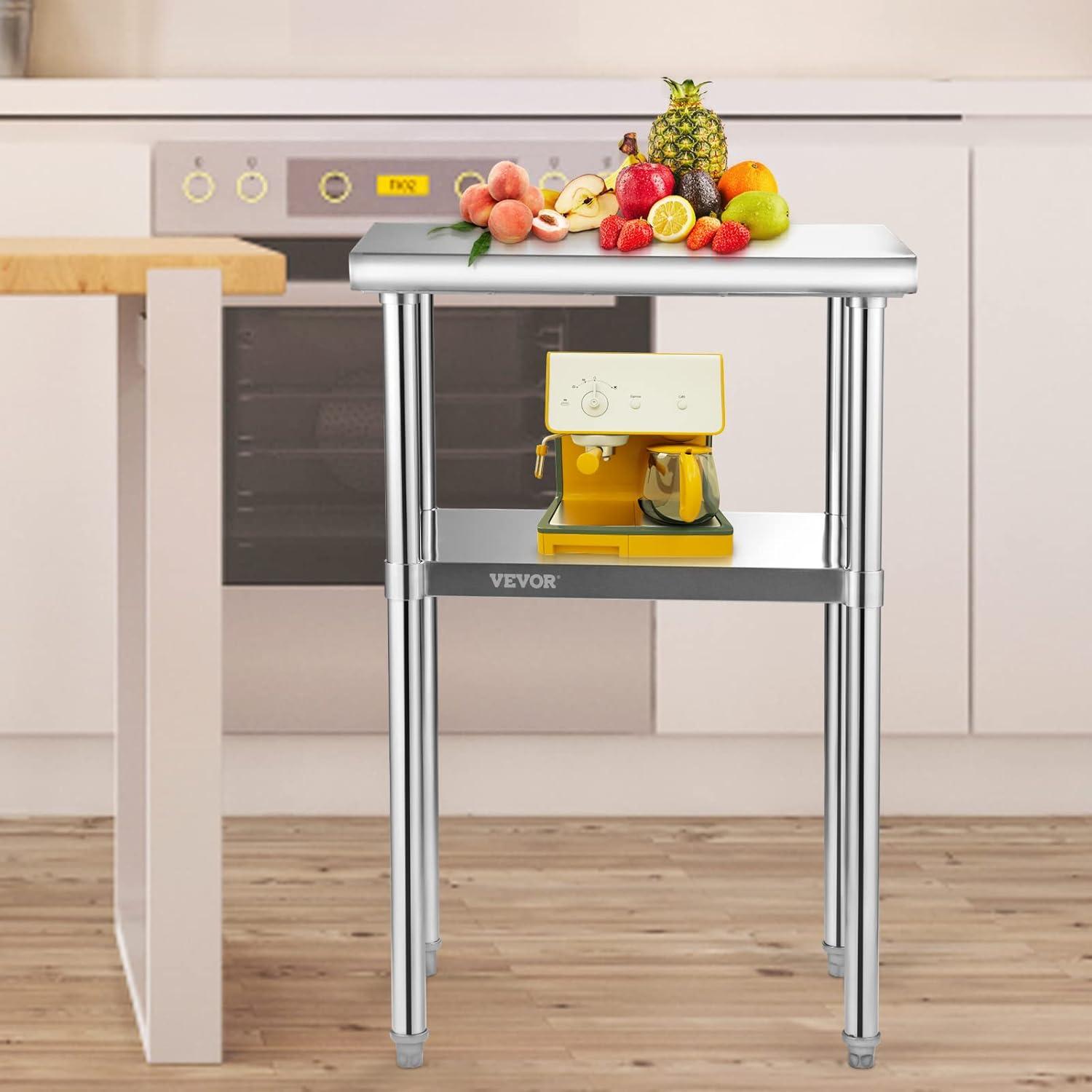 VEVOR Stainless Steel Prep Table