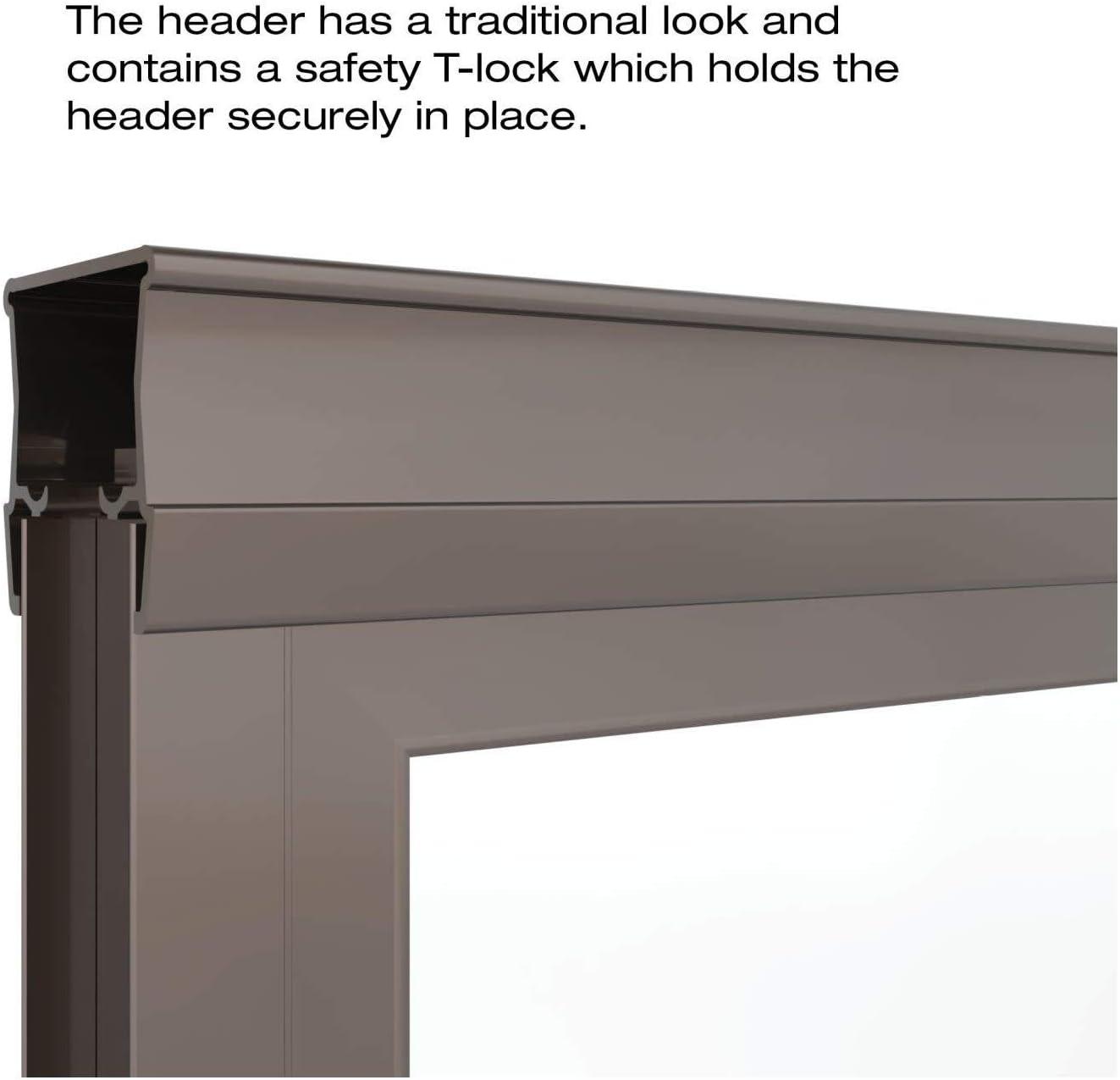 Basco Deluxe 71.5" High x 59" Wide Bypass Framed Shower Door with Clear Glass