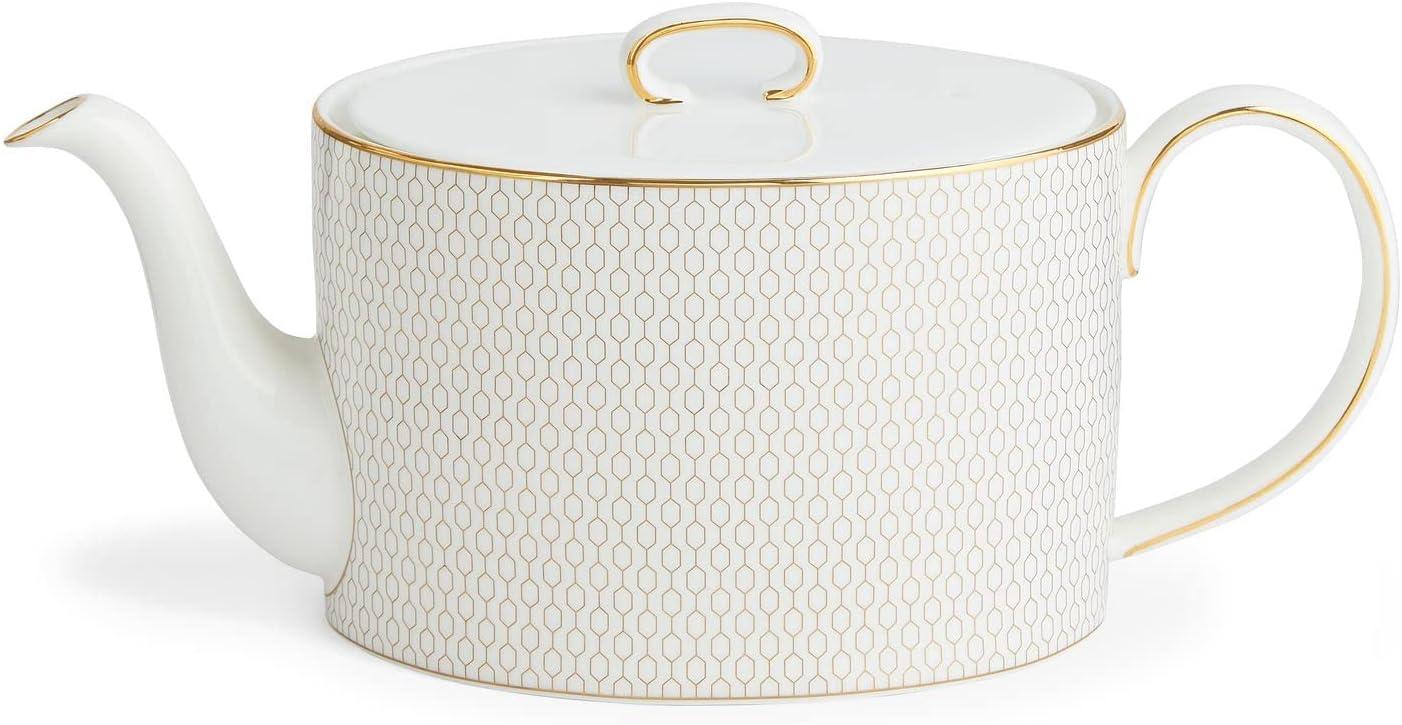 Wedgwood Gio Gold Teapot | Wayfair