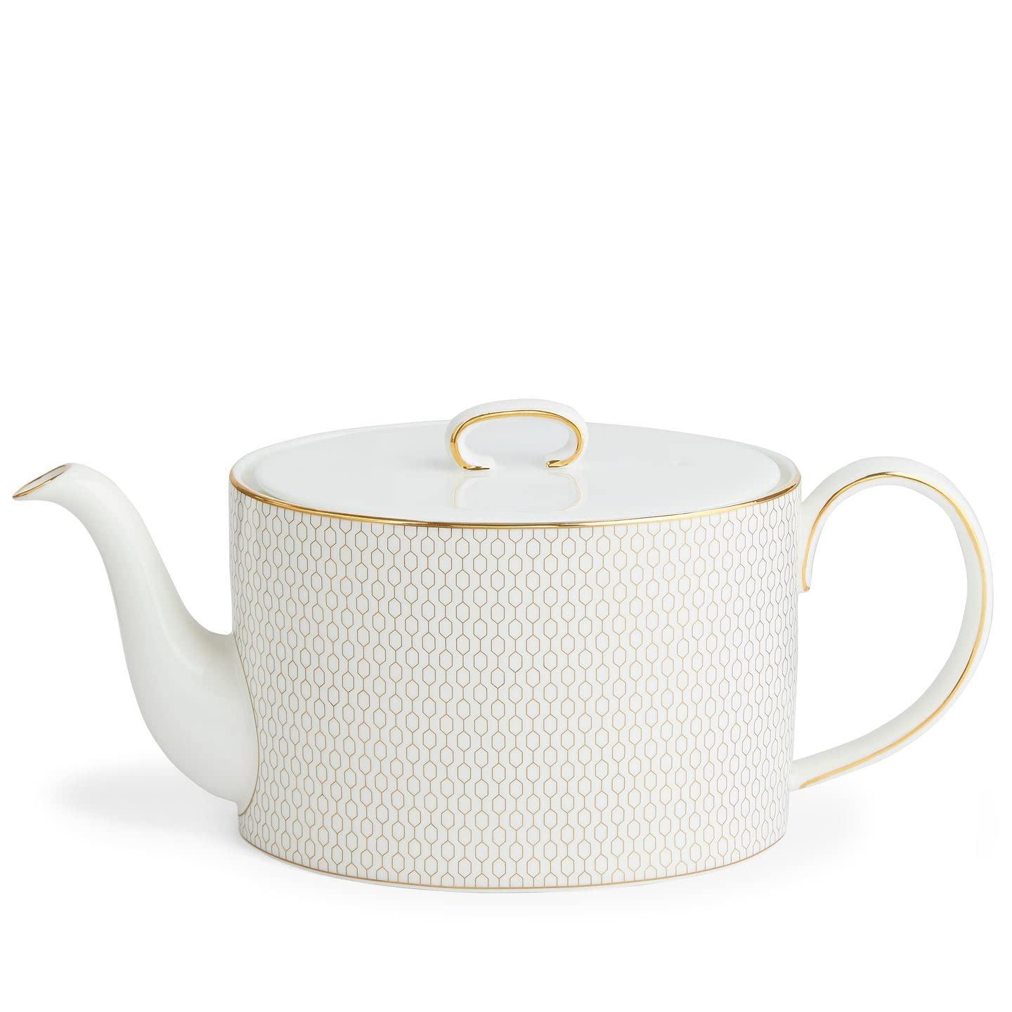 Wedgwood Gio Gold Teapot | Wayfair