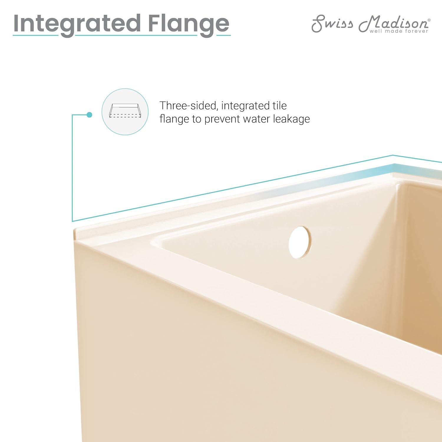 Voltaire 60" x 30" Alcove Bathtub with Apron