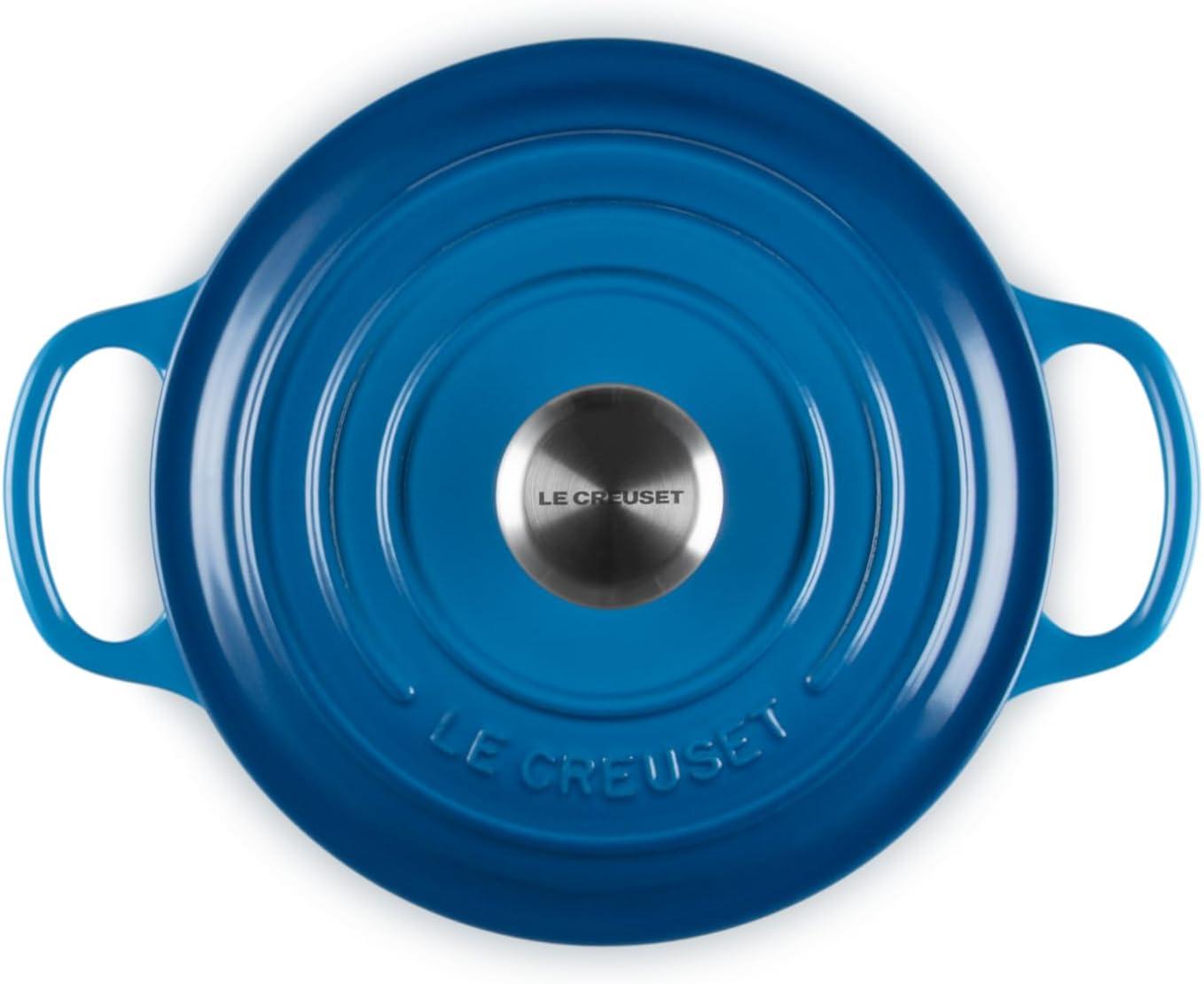 Marseille Blue Enameled Cast Iron 2-Quart Dutch Oven