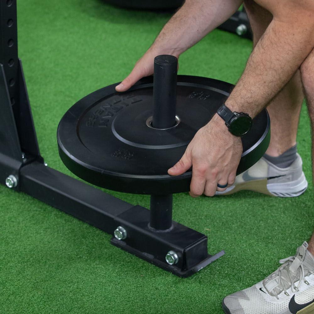 Titan Fitness T-3 Series Short 72" Strongman Yoke, 750 LB Capacity, Multi-Functional Stand for Yoke Carry, Squat Rack, Push/Pull Sled, Fat Bar Pull-Up Station, Workout Equipment for Home or Garage Gym