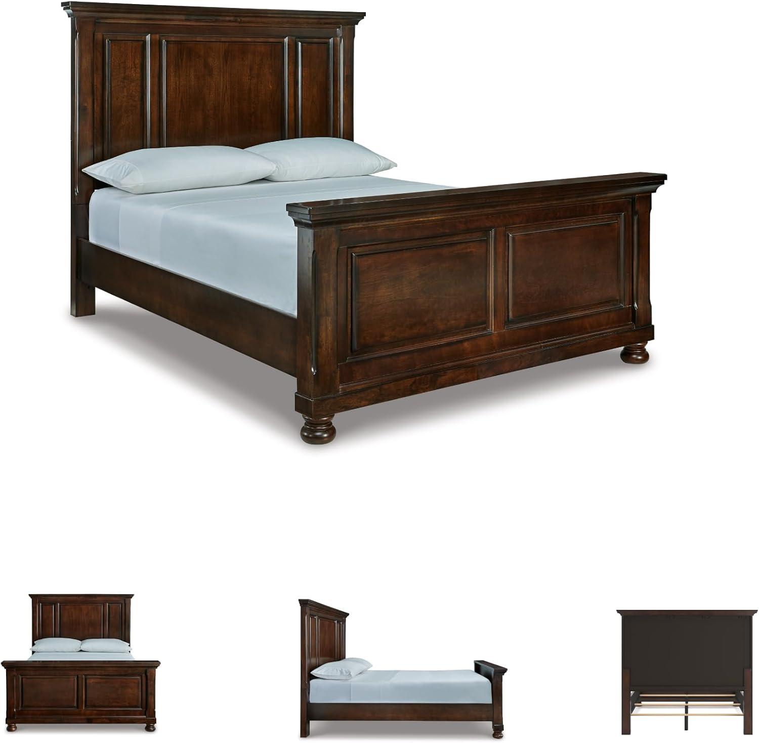 Signature Design by Ashley Flynnter Queen Panel Headboard in Medium Brown