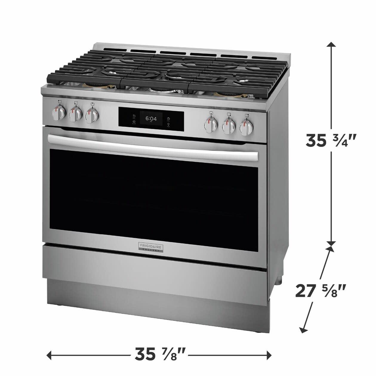 Frigidaire Gallery Frigidaire Gallery 30" 4.6 Cubic Feet Smart Dual Fuel Free Standing Range with 6 Burners GCFD3661AF