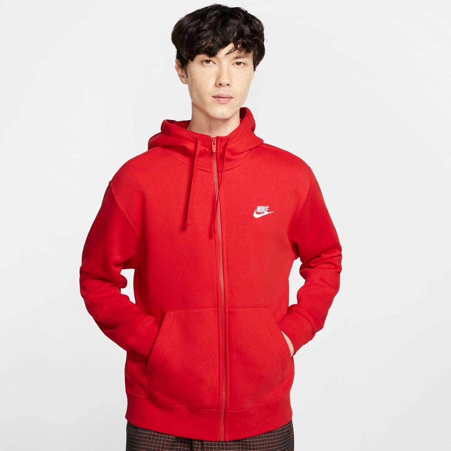 Nike Sportswear Club Full-Zip Fleece Men's Hoodie Large