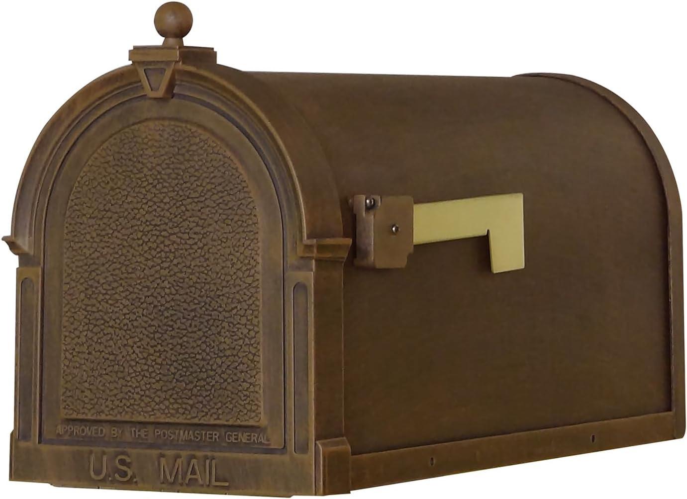 Berkshire Post Mounted Mailbox