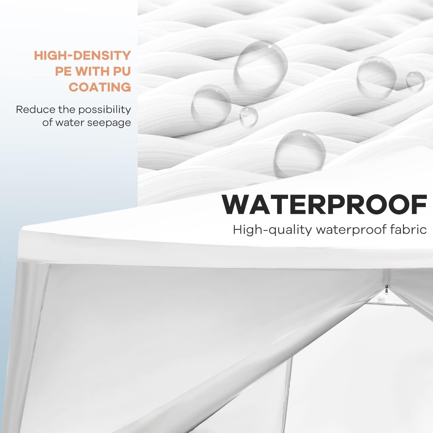 Ktaxon 10' X 30' Canopy Tent with 8 Side Walls for Party Wedding Camping and BBQ
