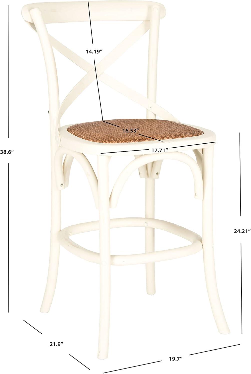 Franklin X Back Counter Stool  - Safavieh