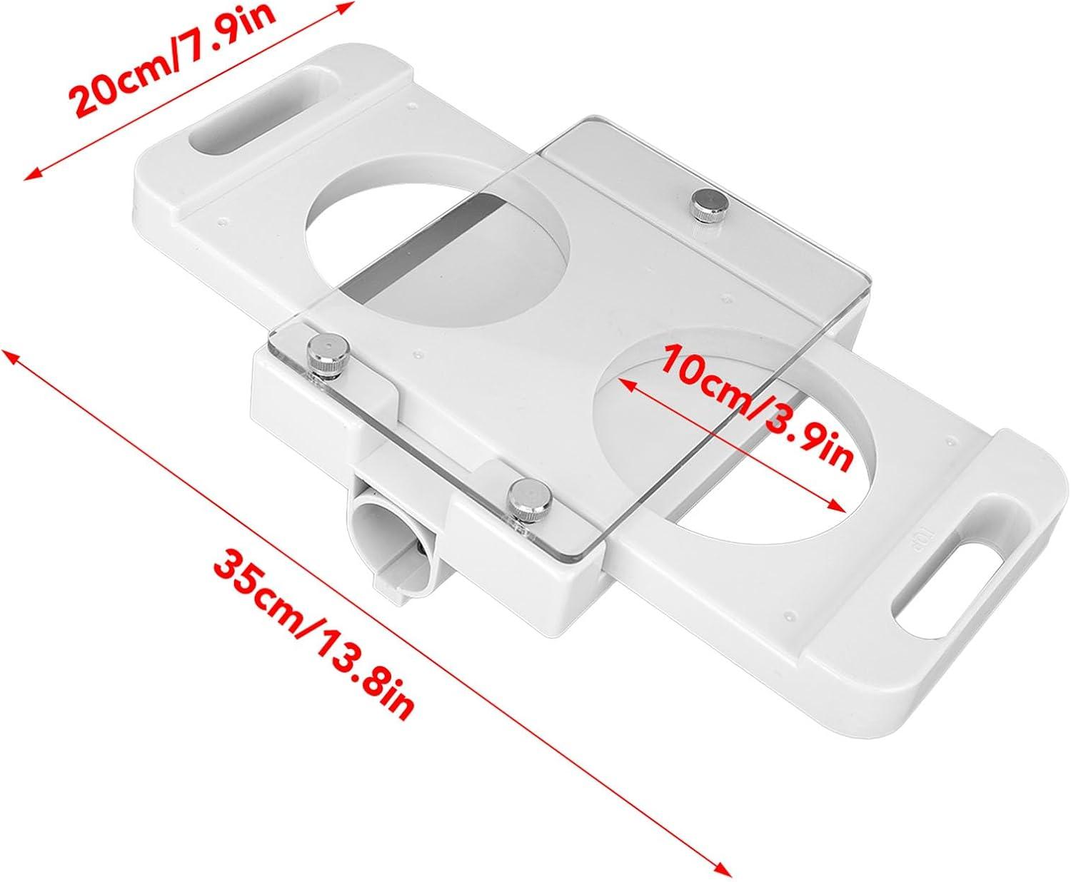 White Non-Stick Plastic Hamburger Press Patty Maker