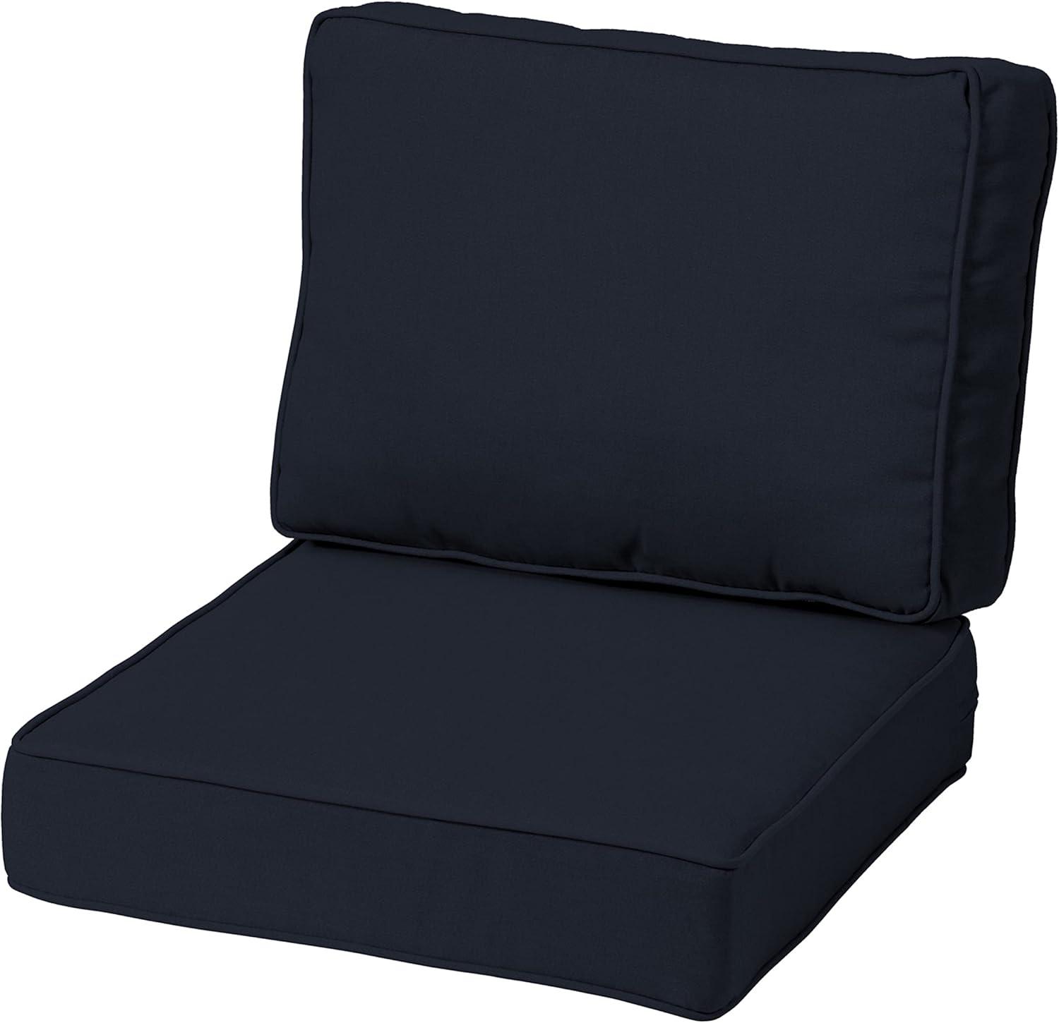 ARDEN ProFoam Performance Outdoor Deep Seating Cushion Set 22 x 22, Sand Cream