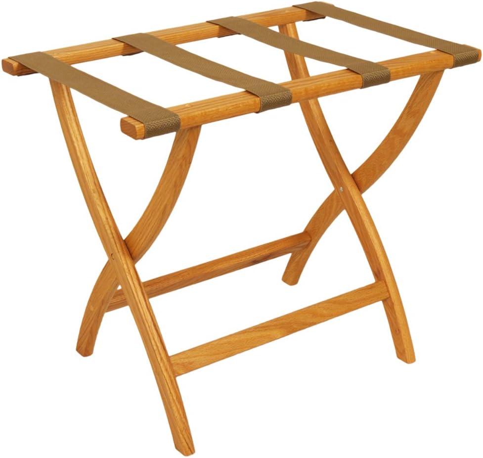 Folding Solid Wood Luggage Rack