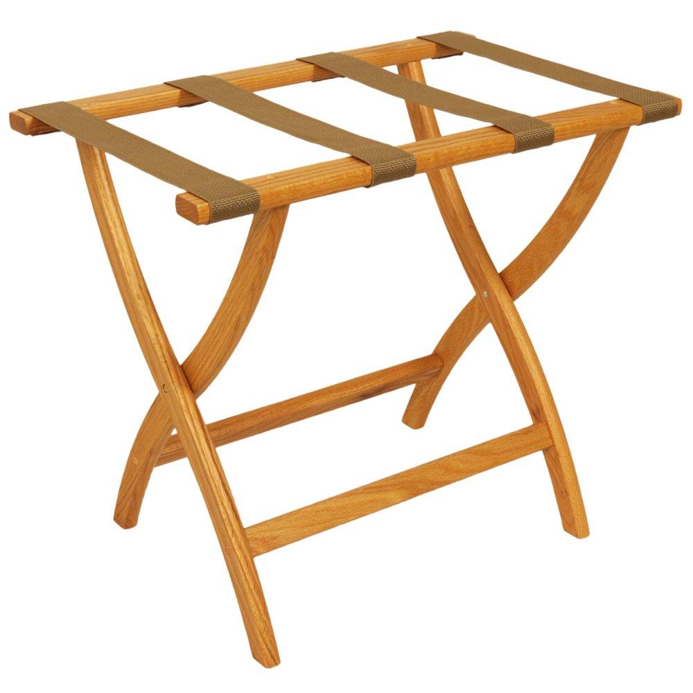 Folding Solid Wood Luggage Rack
