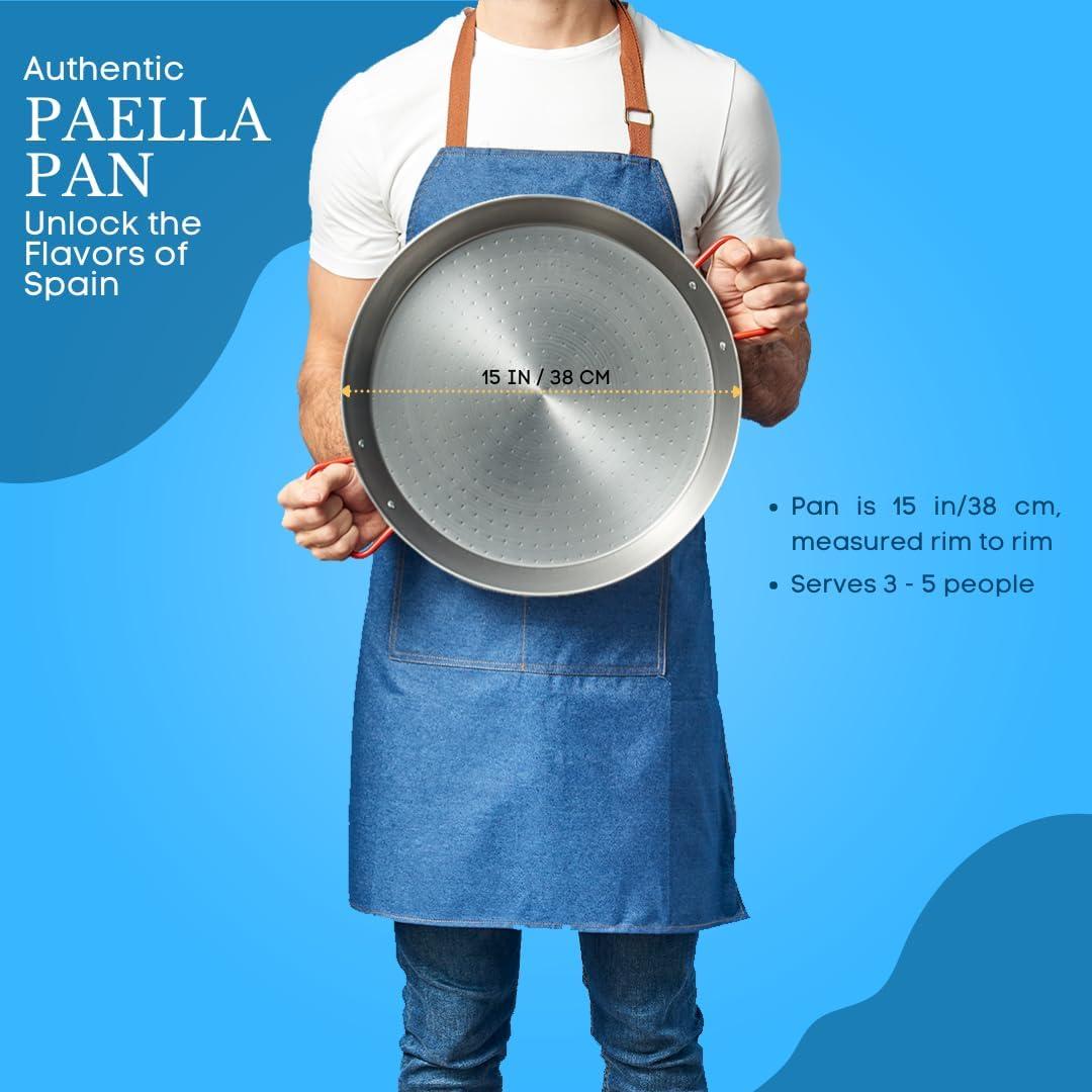 Ancient Cookware Carbon Steel Paella Pan